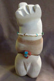 Native Zuni Amazing Large Picture Sandstone Bear Fetish by Daryll Shack - C2875