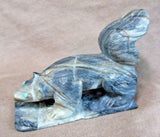 Zuni Amazing Picasso Marble Skunk by Master Carver Derrick Kaamasee C2769