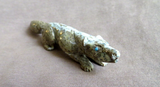 Native Zuni Serpentine Wolf Fetish Carving by Lance Cheama - C4329