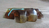 Zuni Chinese Fluorite Horse Fetish w heartlines by Kenric Laiwakete C3548