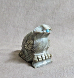 Native Zuni Picasso Marble Eagle Fetish Carving by Dane Malani -  C4414