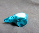 Native Zuni Green Bowlerite Eagle Fetish by Leland Boone & Daphne Quam C4095