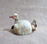 Native Zuni Multi-stone Turkey Fetish Carving by Darrin Boone  C4247