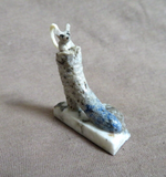 Native Zuni Antler Mini Mouse in a Boot Fetish Carving by Ruben Najera C4642