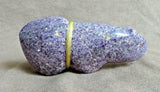 Zuni Simmering Lepidolite Mountain Lion Fetish by Leland & Daphne Boone C3694