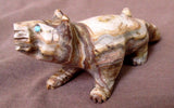 Native Zuni Banded Jasper Mountain Lion Fetish by Cody Nastacio C1099