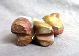 Native Zuni Mexican Onyx Adorable Donkey Burro Fetish by Daryl Shack - C4096