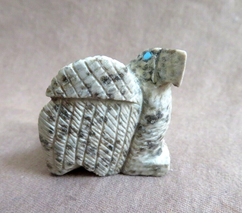 Rare Native Zuni Jasper Eagle Fetish Carving by Lane Vacit C4494