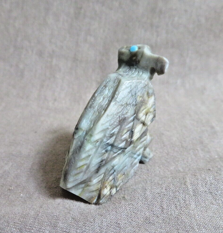 Native Zuni Picasso Marble Eagle Fetish Carving by Dane Malani -  C4414