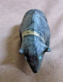 Native Zuni Amazing  Picasso Marble Buffalo Fetish by Farlan and P Quam - C3025