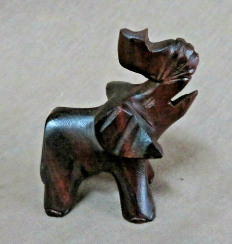 Native Zuni Like Ironwood Lucky Elephant Carving /Fetish by Yaqui artist C3906