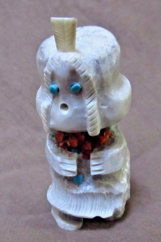 Native Zuni Antler Kachina Fetish by Marlon Lowsayatee - C1398