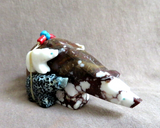 Zuni Wild Horse Turquois & Multi-stone Bear Unity  Family by LaVies Natewa C4265