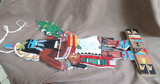 Hopi Hand Painted & hand Cut Wood Wall Hanging Long Hair Kachina by T Naha  HP94