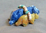 Zuni Sodalite, Jasper & Dolomite Mountain Lion Unity Trio by LaVies Natewa C3610