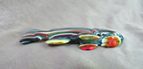 Native Zuni Rainbow Surfite Large Fish Fetish Carving by Brian Yatsattie  C4004