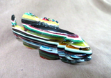 Native Zuni Rainbow Surfite Large Fish Fetish Carving by Brian Yatsattie  C4059