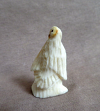 Amazing Native Zuni Antler Mini Owl Fetish Carving by Ruben Najera C4621
