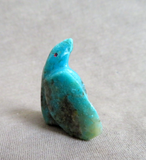 Native Zuni Calming Turquoise Eagle Fetish Carving by Daryl Shack - C4771