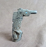 Native Zuni Picasso Marble Seahorse Fetish Carving by Michael Coble C4891