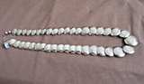 Navajo Sterling Silver Graduated Saucer Bead 22.5" Necklace  - Ina Nez JN498