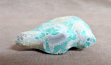 Native Zuni Variscite Coyote Fetish by Leland Boone & Daphne Quam C4854