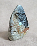 Native Zuni Picasso Marble Corn Maiden Fetish carving by Daniel Chattin C4967