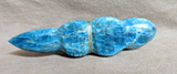 Zuni Blue Apatite Badger Fetish Carving by Leland Boone/Daphne Quam C4845