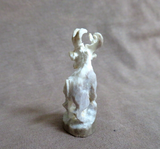 Native Zuni Antler Mini Elk Fetish Carving by Lewis Malie  - C4734
