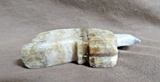 Native Zuni Travertine Onyx Eagle Fetish Carving by Daryl Shack - C4844