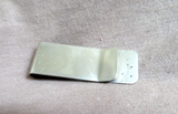 Native Navajo Turquoise Bear Paw Sterling Silver Money Clip  by Ervin Begay M029
