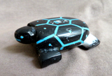 Native Zuni Zebra Marble Turtle Fetish Carving by STM  - C4349