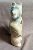 Native Zuni Zuni Rock Standing Bear w/ Sunface Fetish by Andre Lementino  C2878