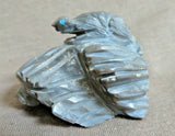 Native Zuni  Jasper Beaver on dam Fetish Carving by Scott Garnaat C3753