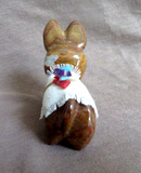 Native Zuni Mexican Onyx Adorable Donkey Burro Fetish by Daryl Shack - C4096