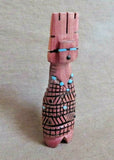 Native Zuni Wood Tableta Maiden Carving Fetish  By Carl Etsate C3615