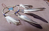 Native Navajo Handmade Leather Medicine Wheel  M0029