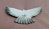 Zuni Large Mother of Pearl Peace Dove Fetish Carving by LaVies Natewa C4463 Two Ponies Trading