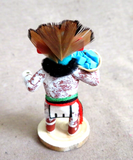 Native Navajo Miniature Cottonwood Rare Pot Carrier Kachina by  M H  K078