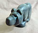 Native Zuni Gorgeous Black Obsidian Bear Fetish by Brian Yatsattie  C3142