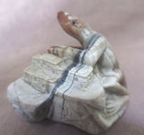 Zuni Museum Quality Picasso Marble Lizard on Pueblo by Eric Martinez C0394