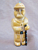 Native Zuni Gorgeous Zuni Rock Ranger Scout Fetish by Freddie Leekya C2700