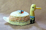 Native Zuni Multi-stone Duck w/ Sunface Fetish by Darrin Boone  C2939