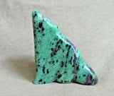 Native Zuni Ruby Zoisite Coyote Fetish by Leland Boone & Daphne Quam C3757