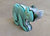 Native Zuni Surfite Standing Bear Fetish by Brian Yatsattie  C3606