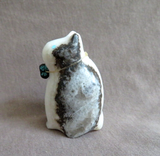 Zuni Onyx Fat Cat Fetish by Leland Boone & Daphne Quam C4279