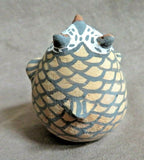 Native American Zuni hand made Owl Pottery by Erma Kalestewa Homer  P0251