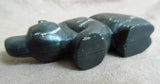 Native Zuni Gorgeous Black Obsidian Bear Fetish by Brian Yatsattie  C3142
