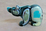 Native Zuni Surfite Standing Bear Fetish by Brian Yatsattie  C3606