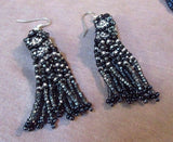 Zuni Made Beaded 16 Strand Multi-Color 28" Necklace & Earrings Set JN0121